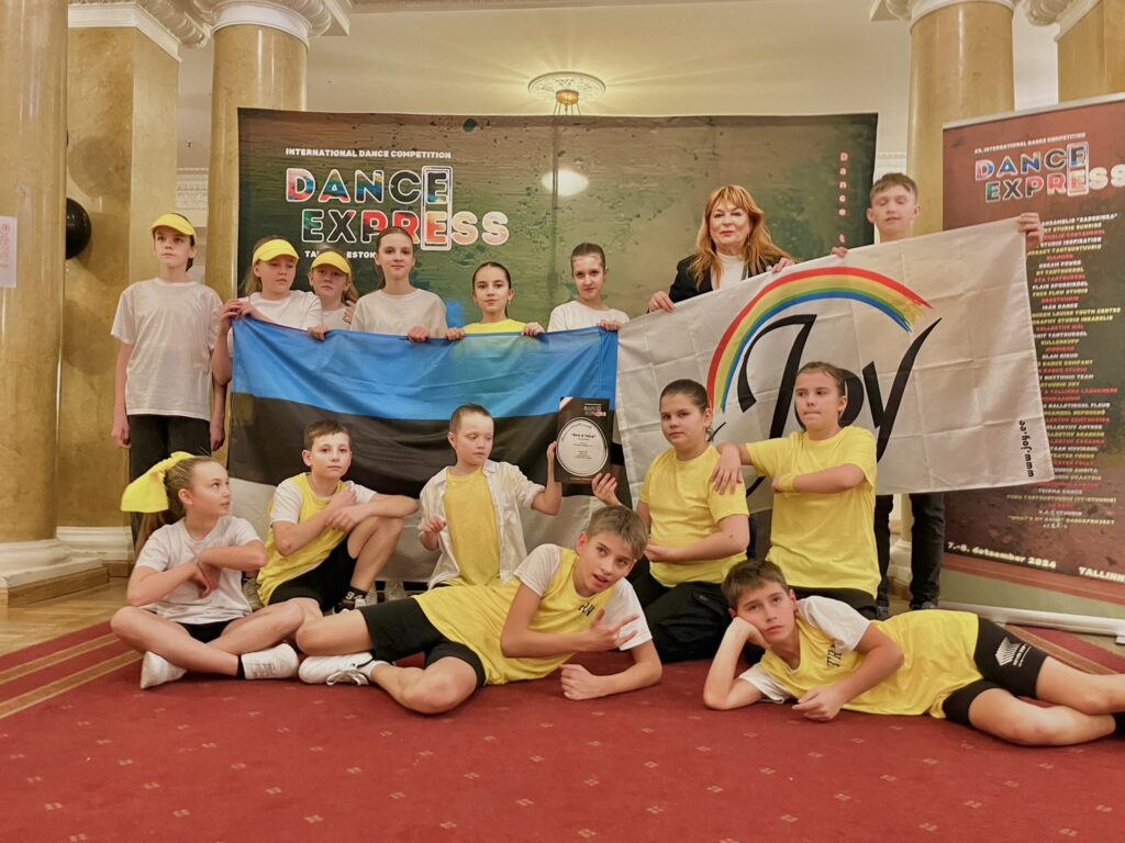 JOY deju grupa kopā ar Marinu Jerjominu Dance Express