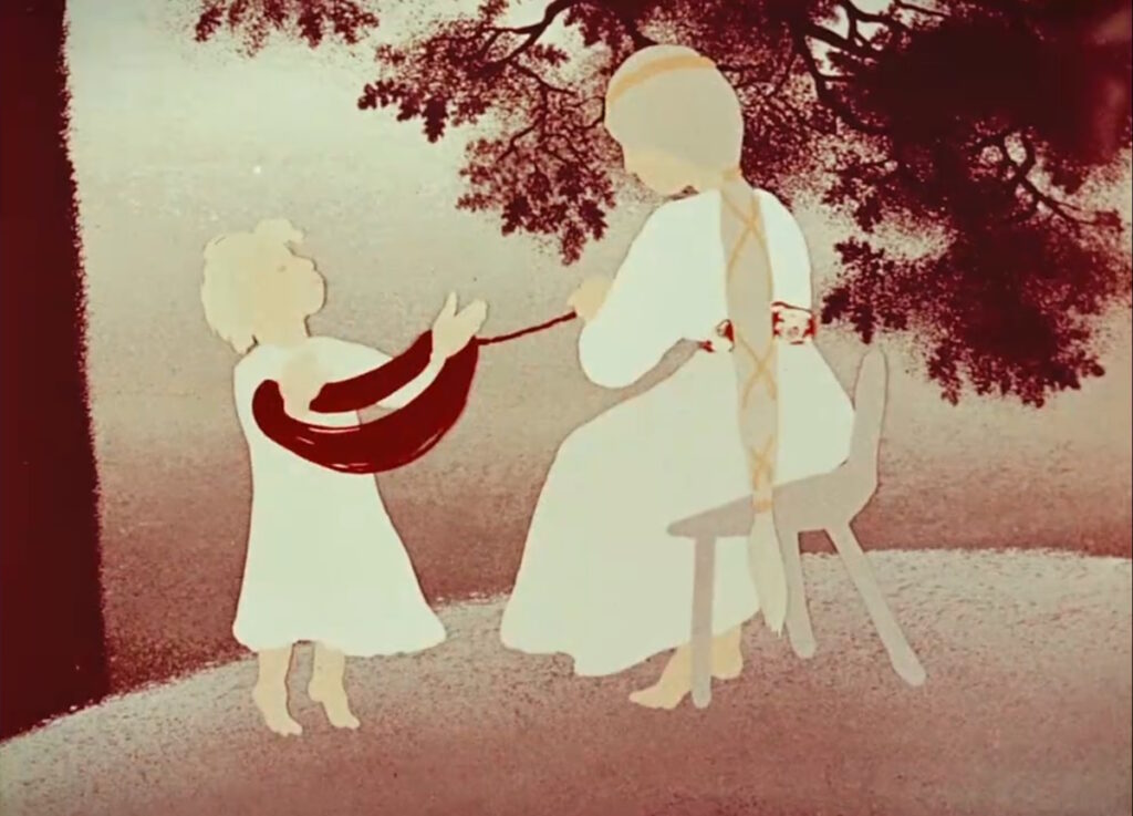 Kadrs no animācijas filmas "Man vienai māsiņai"