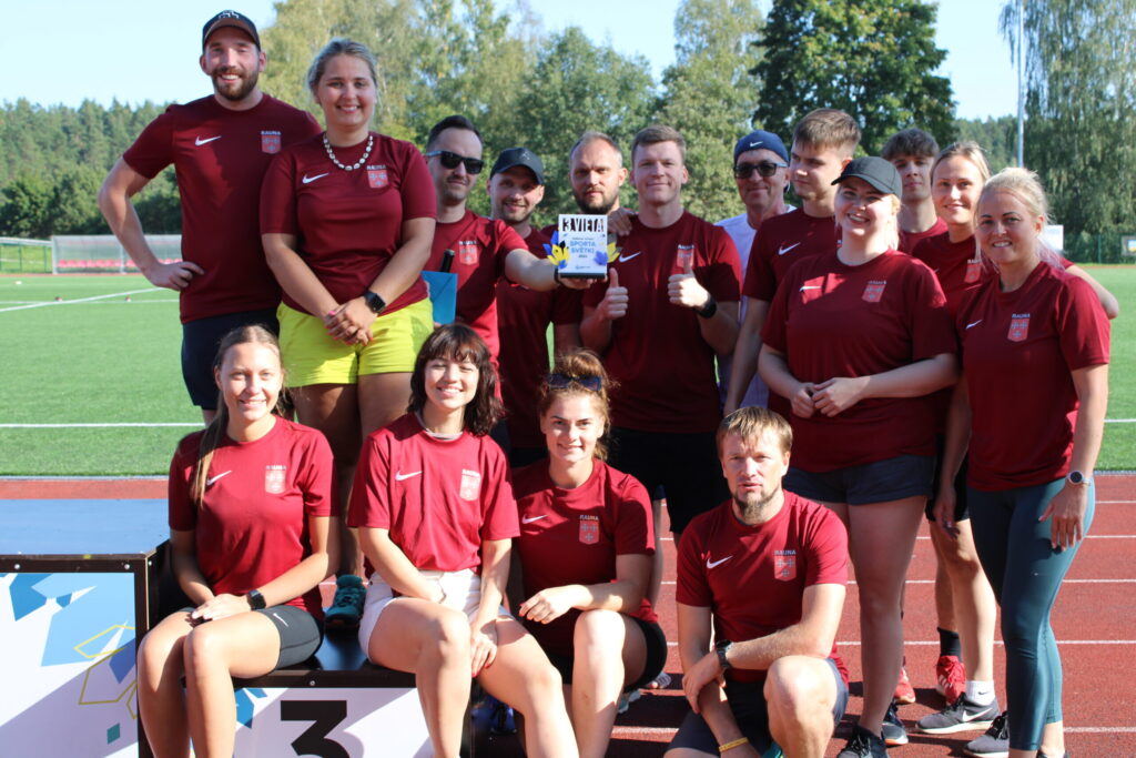 Trešā labākā kopvērtējumā bija komanda “Rauna”.