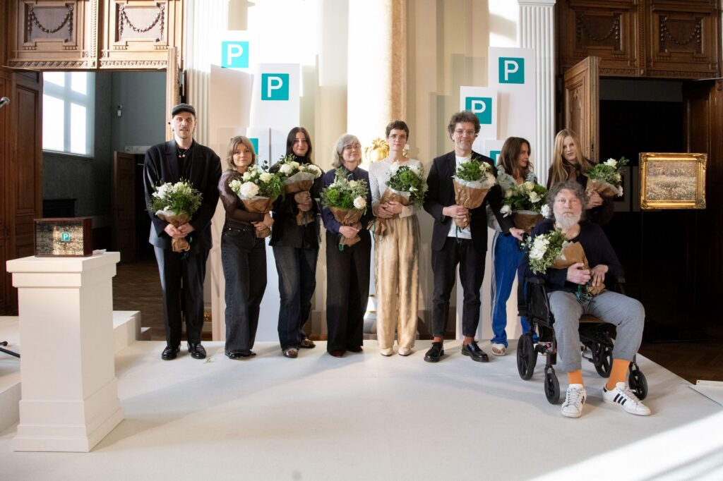 Purvīša balvas 2025 kandidāti svinīgā balvas pasniegšanas ceremonijā LNMM 23.05.2025.
Autors: Foto: Kristīne Madjare